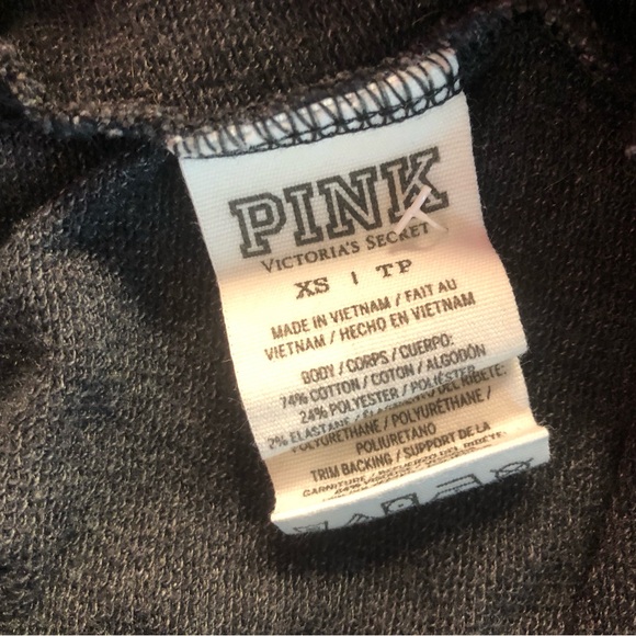 2015 Limited Edition Victoria Secret Pink Matching Sweatsuit Outfit Set - Picture 10 of 11